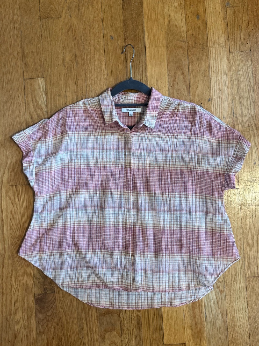 Madewell gingham cotton button down